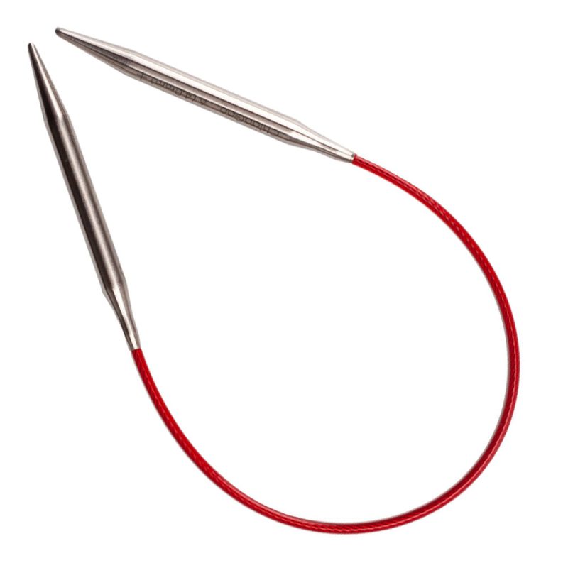 ChiaoGoo Regular Red Stainless Steel 9 Inch Circular Knitting Needle