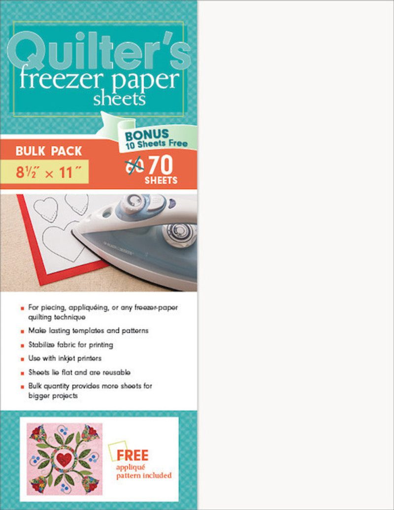 ct publishing quilters freezer paper sheets bulk pack 15011